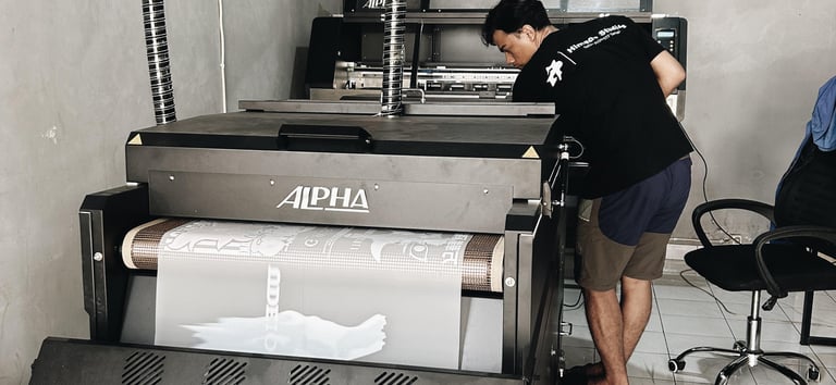 Proses Print Sablon DTF Himade Studios