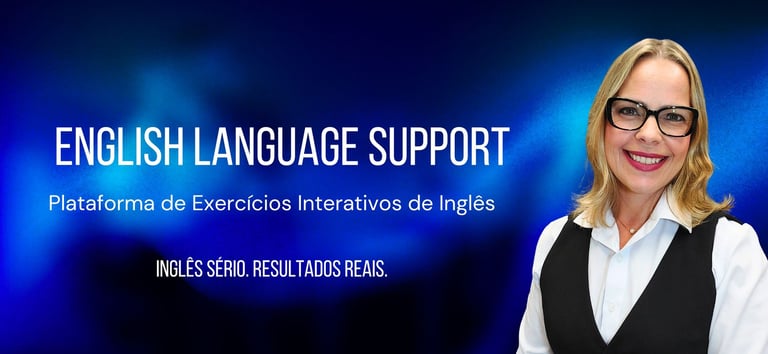 Plataforma de Exercícios Interativos de Inglês - English Language Support
