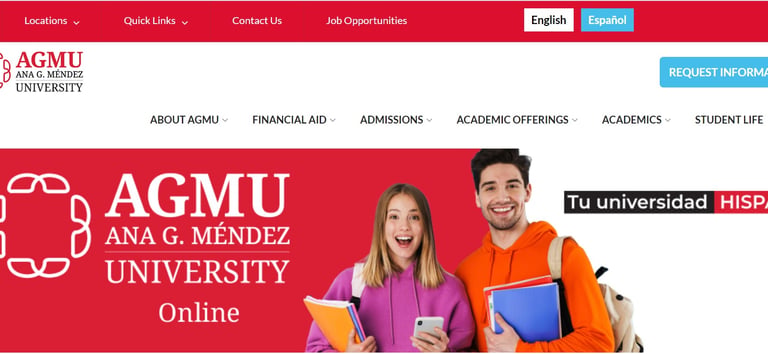 Home page of AGMU online