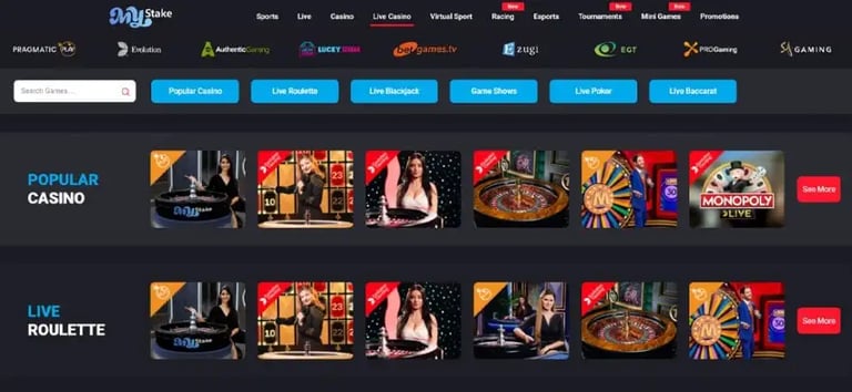 blackjack en vivo España