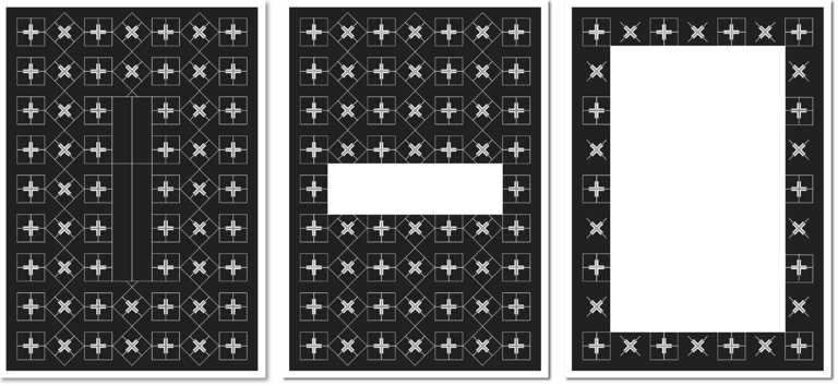 Kartentyp-Ornament, Kartentyp-Name, Kartentyp-Dank zur visuellen Erläuterung