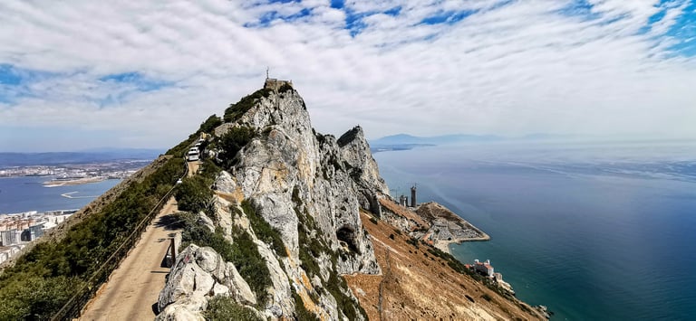 Gibraltar rock viewpoint