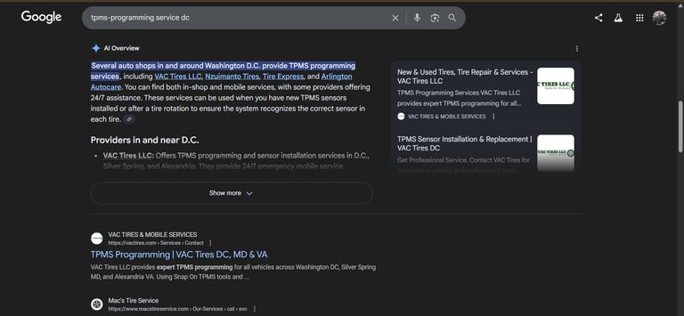 Business website recommended by ai 