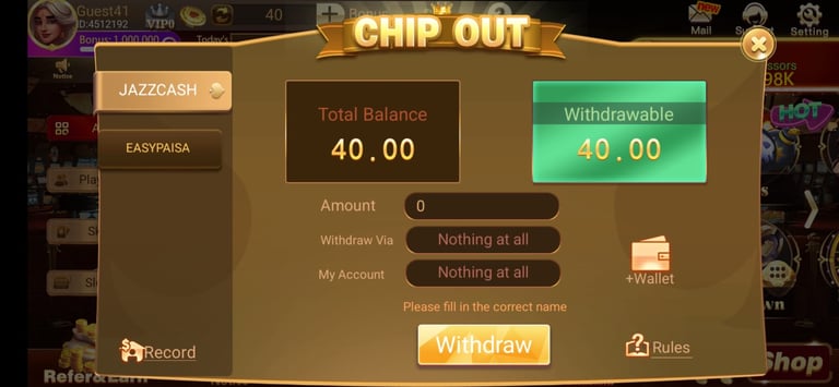 deposit in ludo battle game
