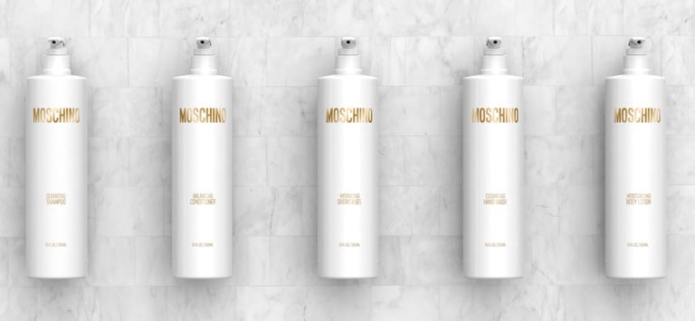 Moschino dispenser hotel amenities Trendlux Malaysia