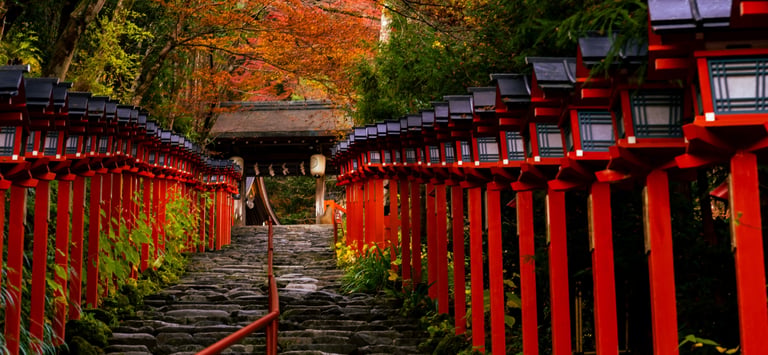 Kifune Shrine in Kyoto