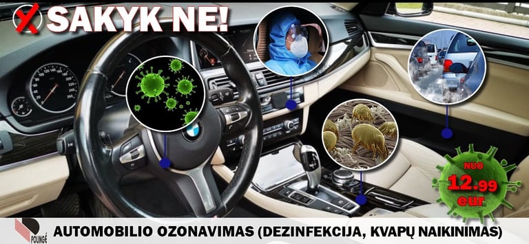 automobilio ozonavima