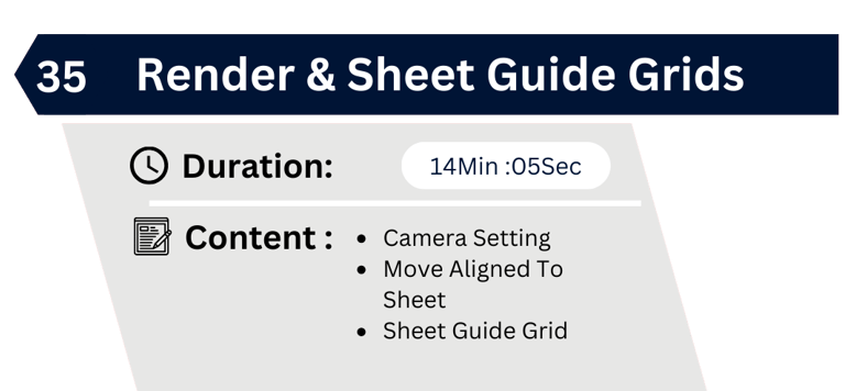Revit Render & Sheet Guide Grids