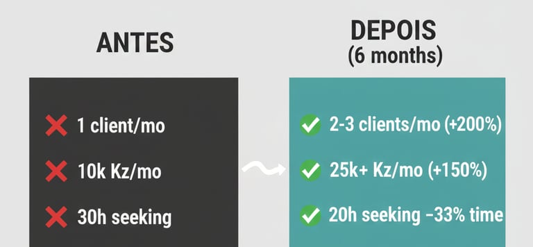 Comparação de website sem e com chatbot: esquerda mostra website sem chat widget; direita mostra mes