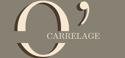 a logo for a business card with the letter o