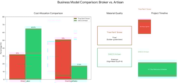 a bar chart of a business model of a company