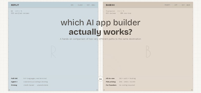 replit vs base44