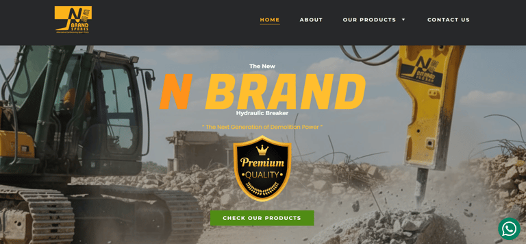 N BRAND EXCAVATOR SPARES - WEB DESIGNED BY SCARDO GROUPS