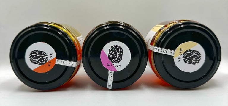 Miel con semillas, frutos secos