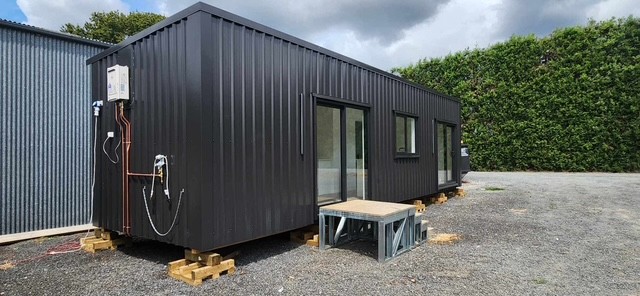 Exterior of tiny or transportable home