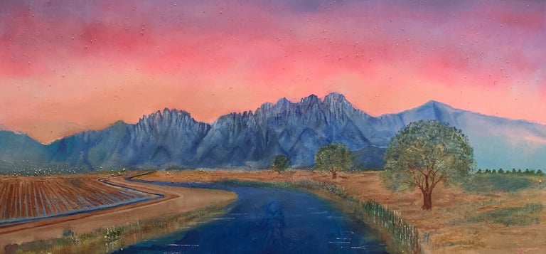 All About the River by New Mexico Artist John Dick-Peddie
