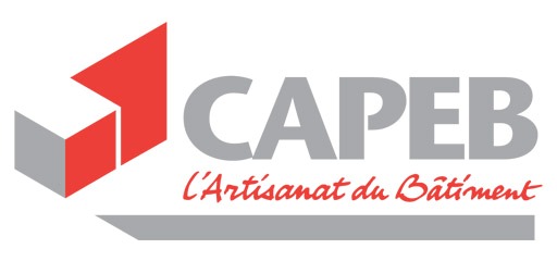 Le logo de la CAPEB : Confédération de l'Artisanat et des Petites Entreprises du Bâtiment