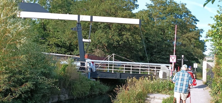 A lifting bridge