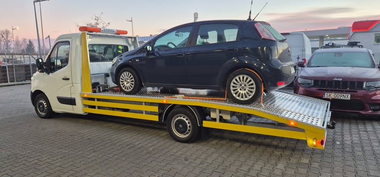 Holowanie, laweta, Katowice, Śląsk