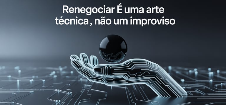 Renegociar é uma arte técnica