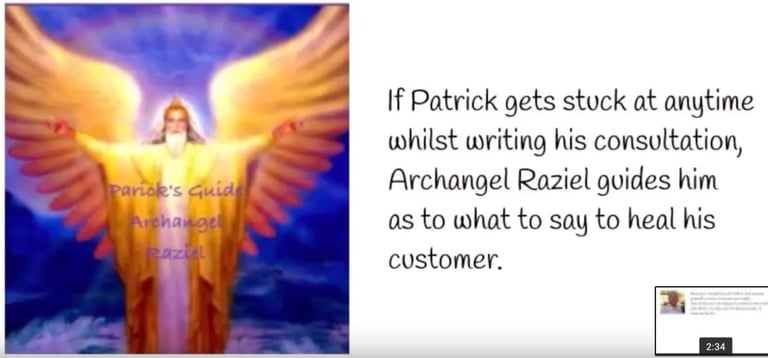 Patrik and Raziel during consultations