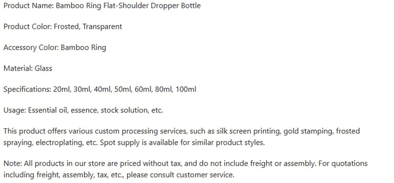 dropper bottle