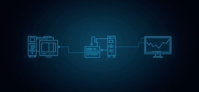 adquisicion de datos de maquinas en un entorno industrial mediante protocolos de comunicacion OPC-UA y Modbus