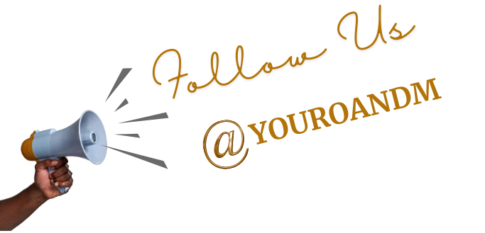 Georgia orientation and mobility specialist service provider follow us on all social media @youroandm