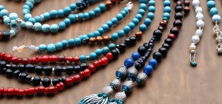 100 bead acrylic tasbeeh and turbah collection