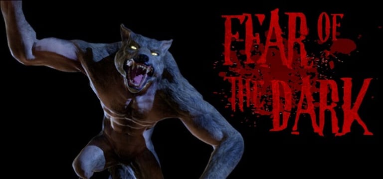 a warewolf in the horror VR video game Fear of the dark