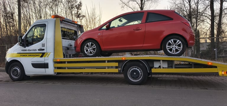 Laweta w Katowicach. Pomoc drogowa 886 014 015