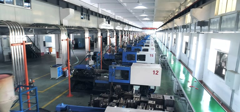 Various types of factory production equipment, showing diversified production
