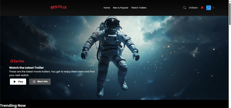 Bestflix App Screenshot by Christa Dor