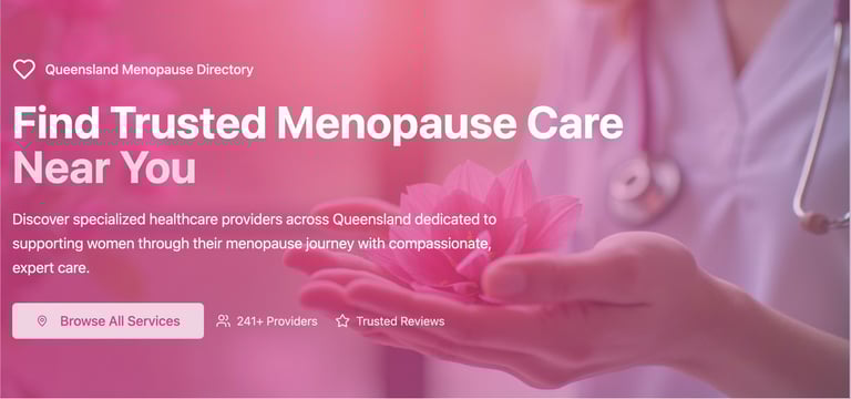 A menopause directory for finding specialists