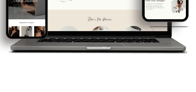 mobile web mockup
