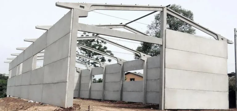 Painel de concreto - Traco Pré-Moldados