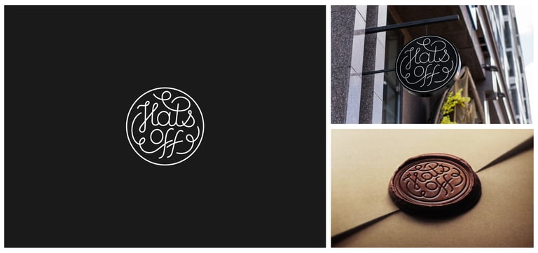 Hand lettering logo design