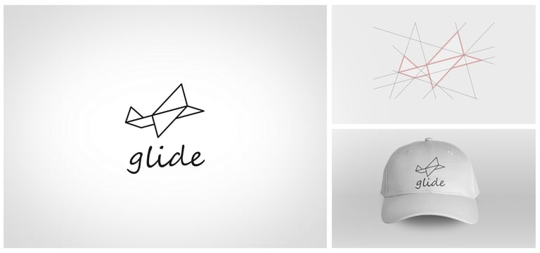 Glide logo design