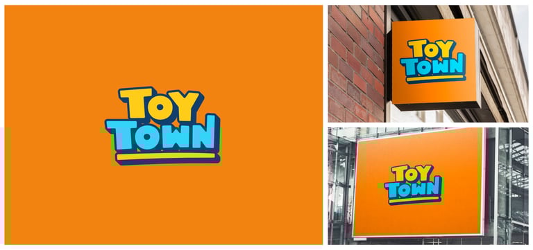 Toy store logo design