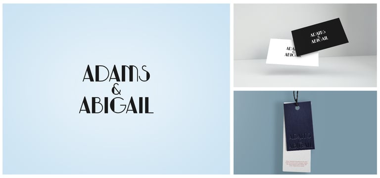Adams & Abigail logo design