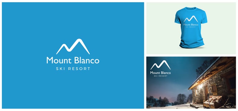 Mount Blanco logo design