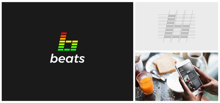 Beats app logo design
