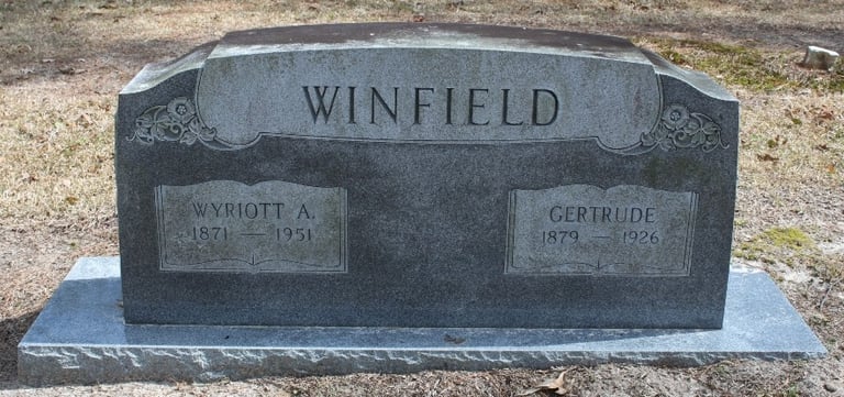 Annie Gertrude Winfield (October 22nd, 1879-January 23rd, 1926