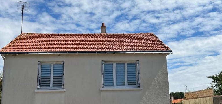 Nettoyage par drone, démoussage de toiture, Nettoyage de panneaux solaires, façade et bardage 