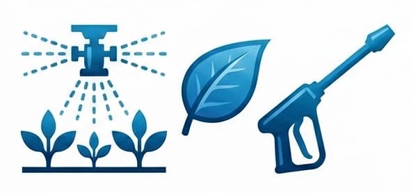 Cleaning, landscaping, watering