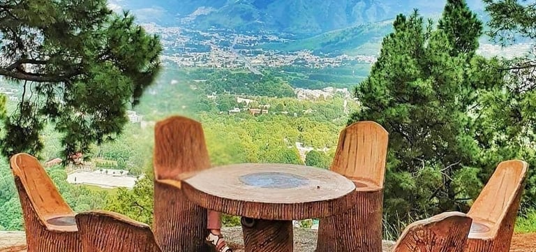 Picture of Abbottabad taken from shimla hill