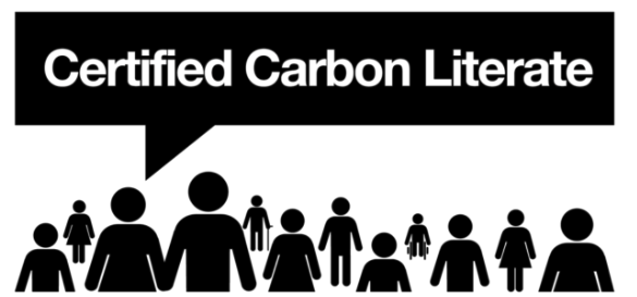 Certified Carbon Literate badge — Jack Murton holds Carbon Literacy Project certification