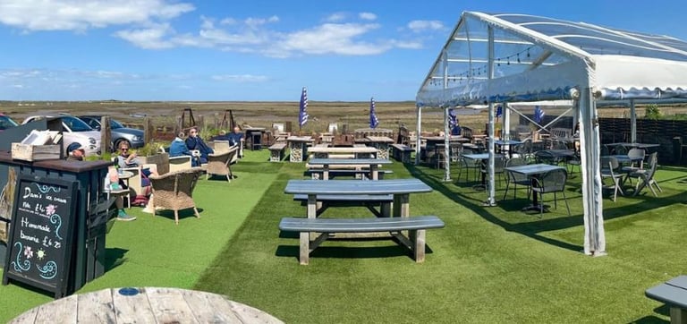 White Horse marsh bar , Brancaster Staithe