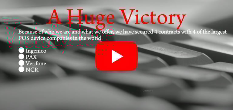 Four payment processing companies