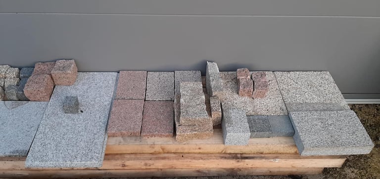 Les différentes couleurs de pavé granit
